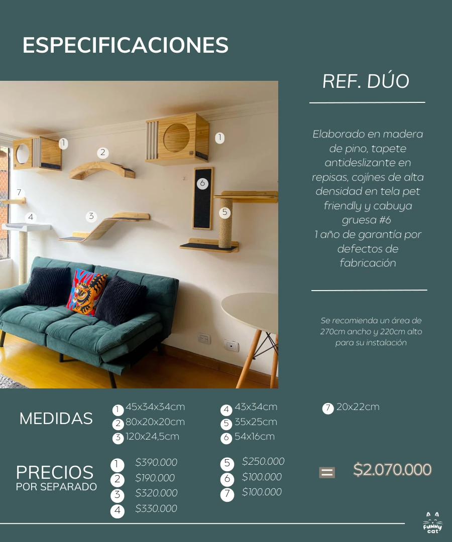 Medidas y módulos de Dúo